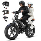 TS TST GRP X6 Electric Bike 1500W Peak 48V 15Ah 65-Mile Range 20" Fat Tire Dual Suspension