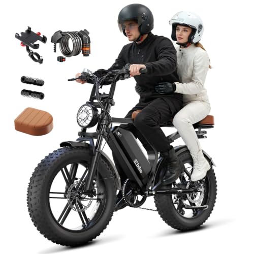 TS TST GRP X6 Electric Bike 1500W Peak 48V 15Ah 65-Mile Range 20" Fat Tire Dual Suspension