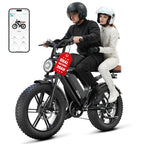 TS TST GRP X6 Electric Bike 1500W Peak 48V 15Ah 65-Mile Range 20" Fat Tire Dual Suspension