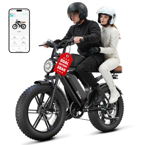 TS TST GRP X6 Electric Bike 1500W Peak 48V 15Ah 65-Mile Range 20" Fat Tire Dual Suspension