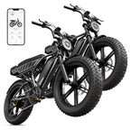TS TST GRP X6 Electric Bike 1500W Peak 48V 15Ah 65-Mile Range 20" Fat Tire Dual Suspension