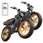 TS TST GRP X6 Electric Bike 1500W Peak 48V 15Ah 65-Mile Range 20" Fat Tire Dual Suspension
