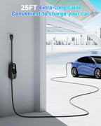 EVDANCE Level 2 EV Charger 40A 9.6kW NACS with 7.6m Cable