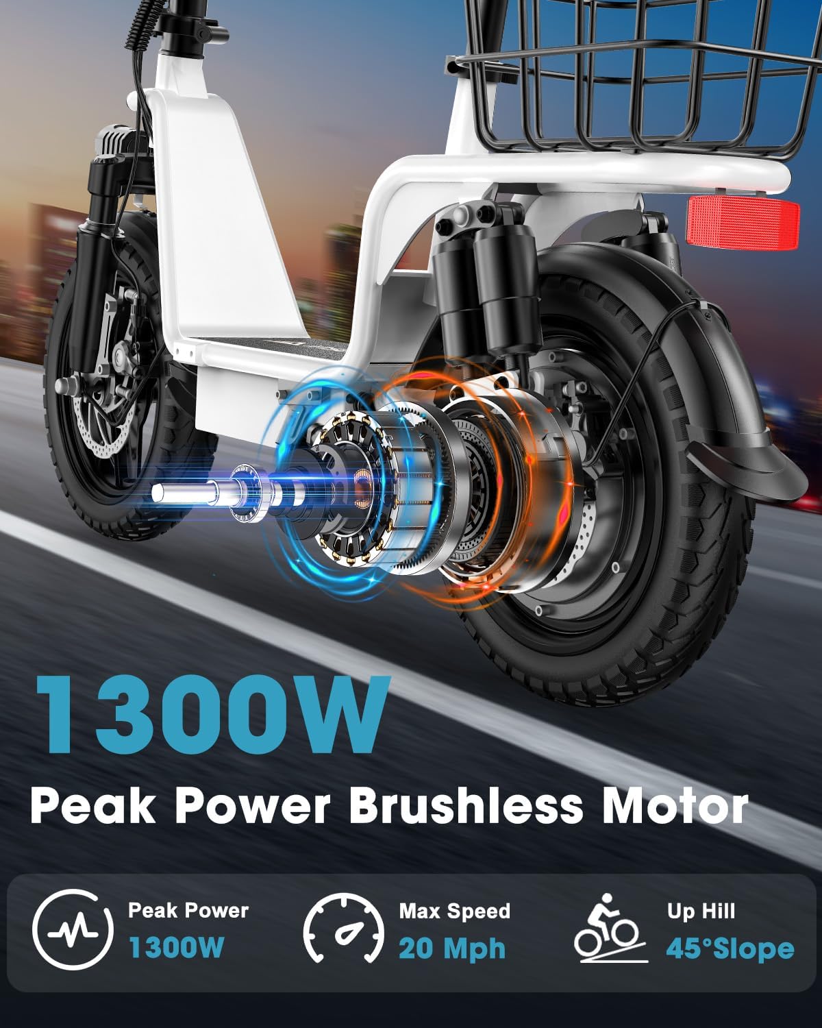 INSDRGN C14 PRO Electric Scooter with Seat for Adults