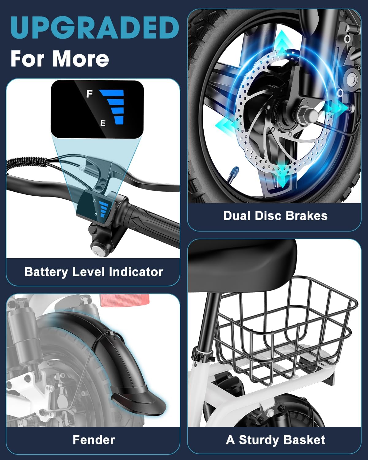 INSDRGN C14 PRO Electric Scooter with Seat for Adults