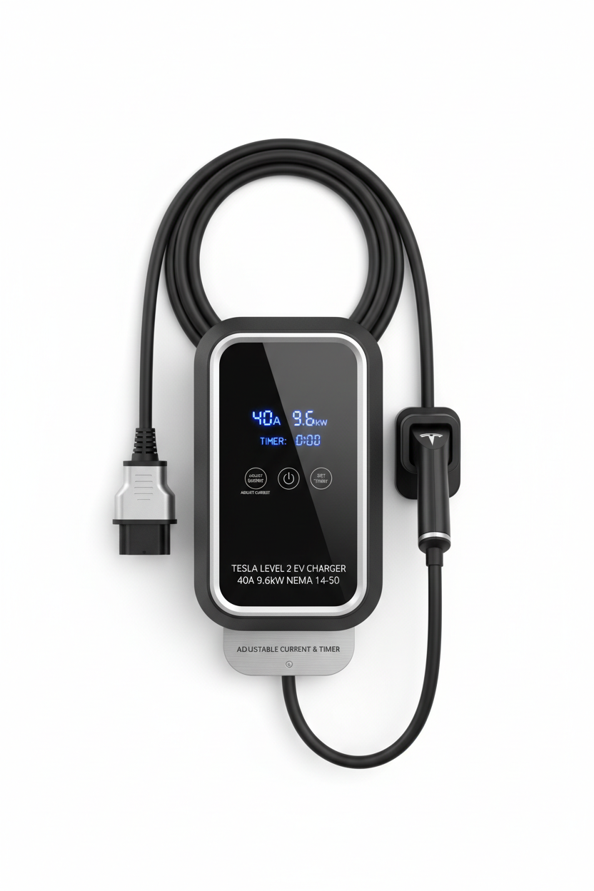 Level 2 EV Charger for Tesla 40A NEMA 14-50